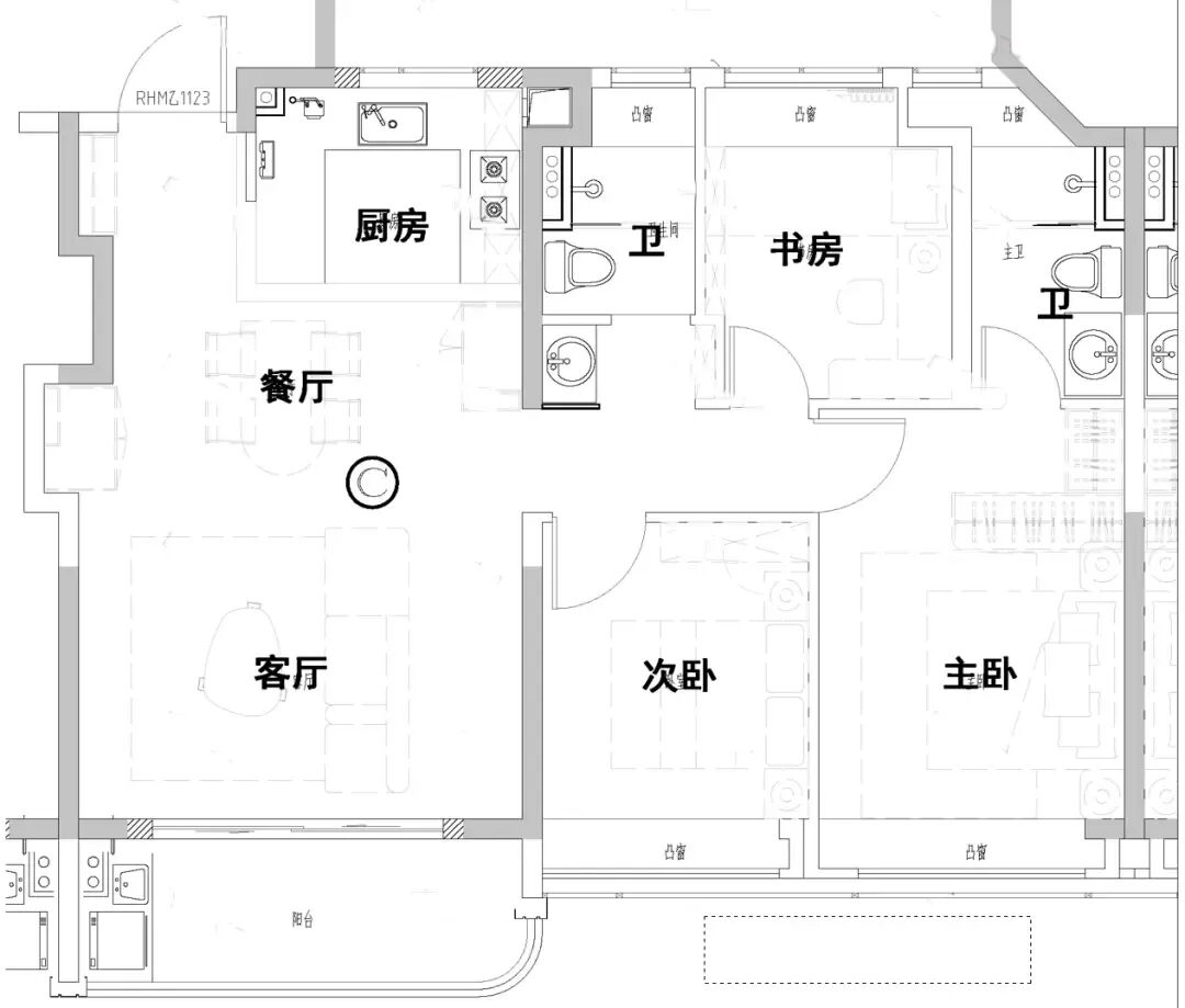 143㎡户型图