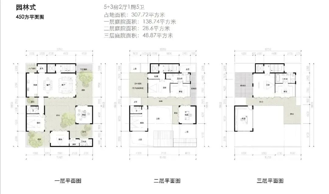 绿发新梓园合院房型图