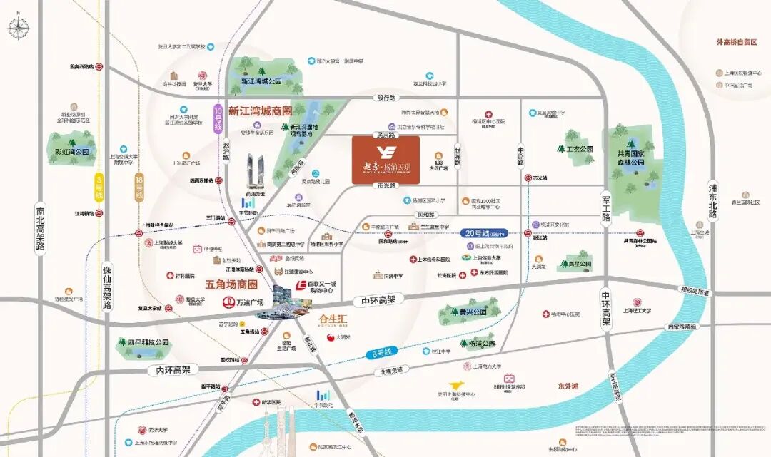项目周边区位示意图