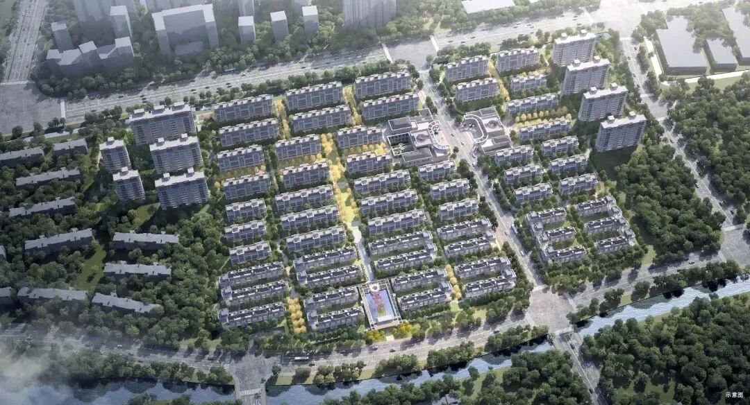 项目总平面图展示社区布局