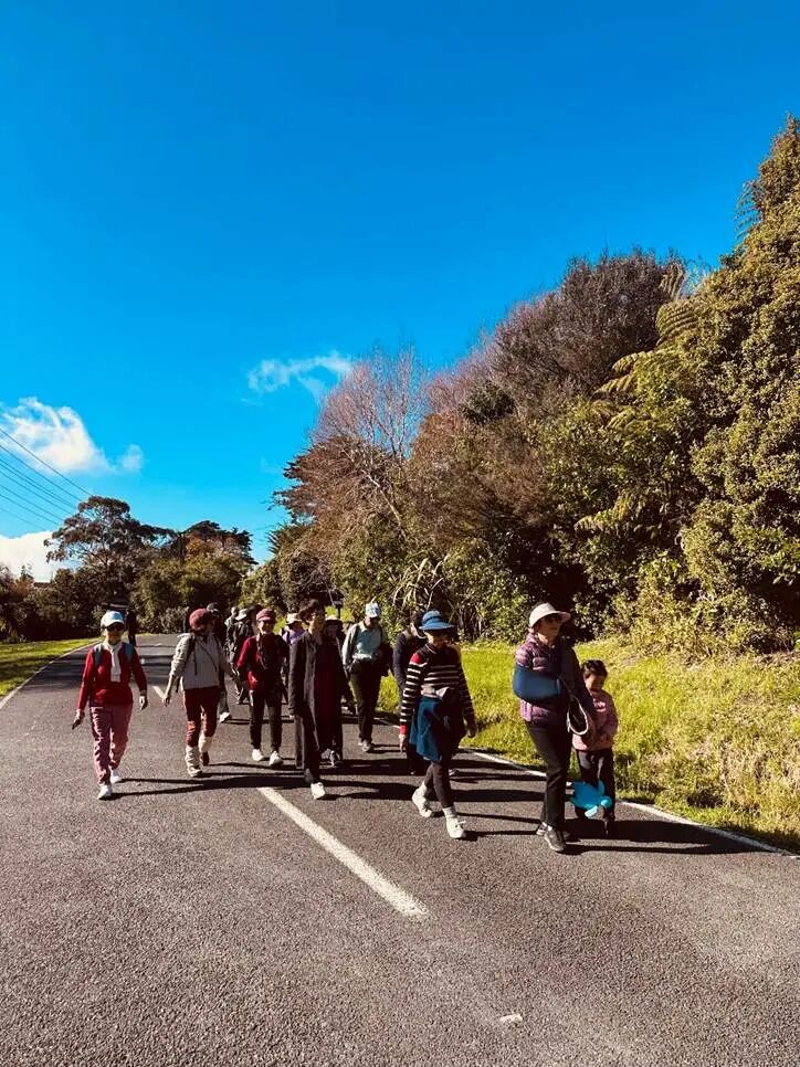 一群人在树林旁的路上
AI 生成的内容可能不正确。