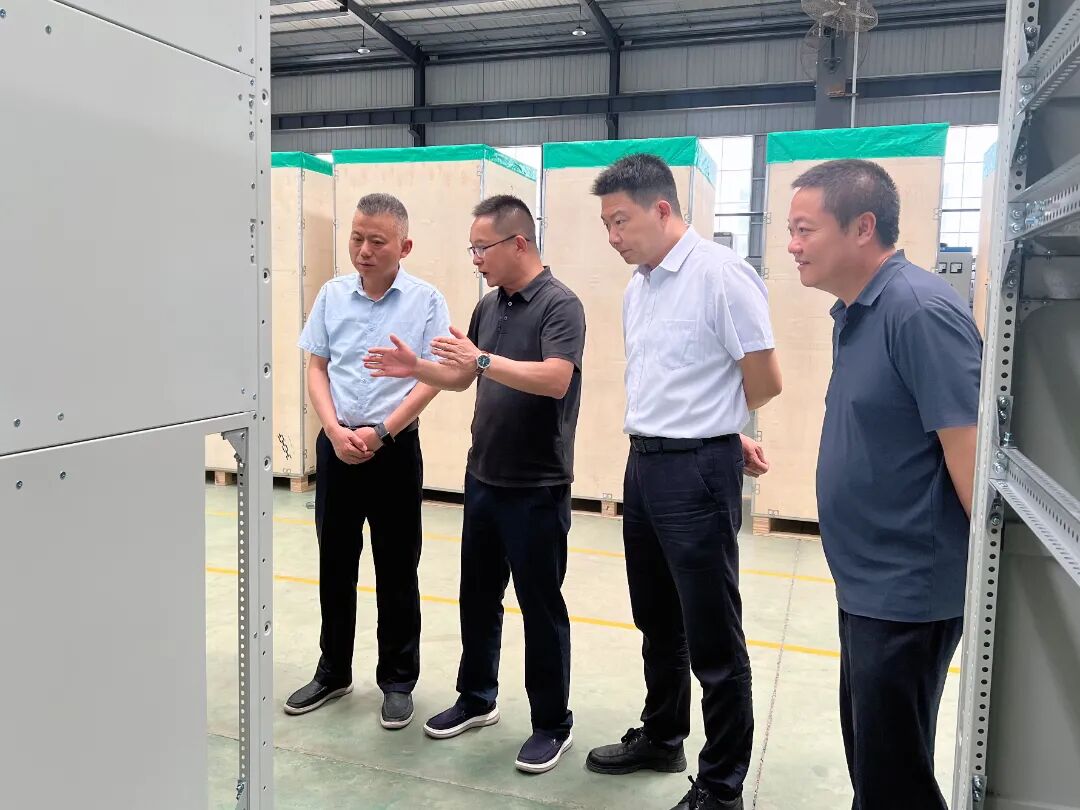 高新區領導蒞臨中盛電氣調研指導