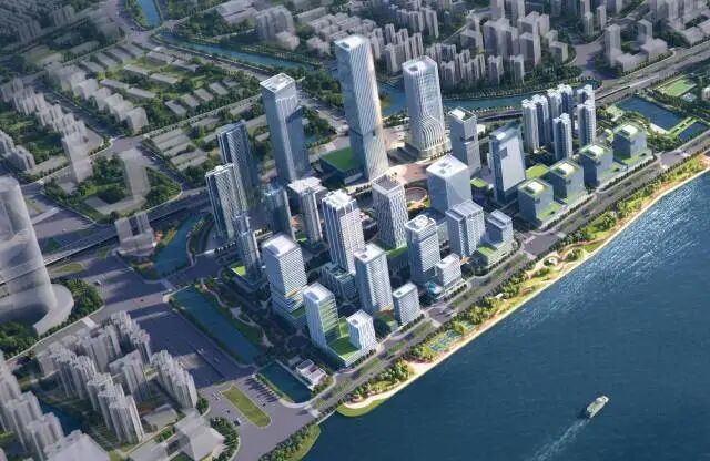 金融城东区西片效果示意图