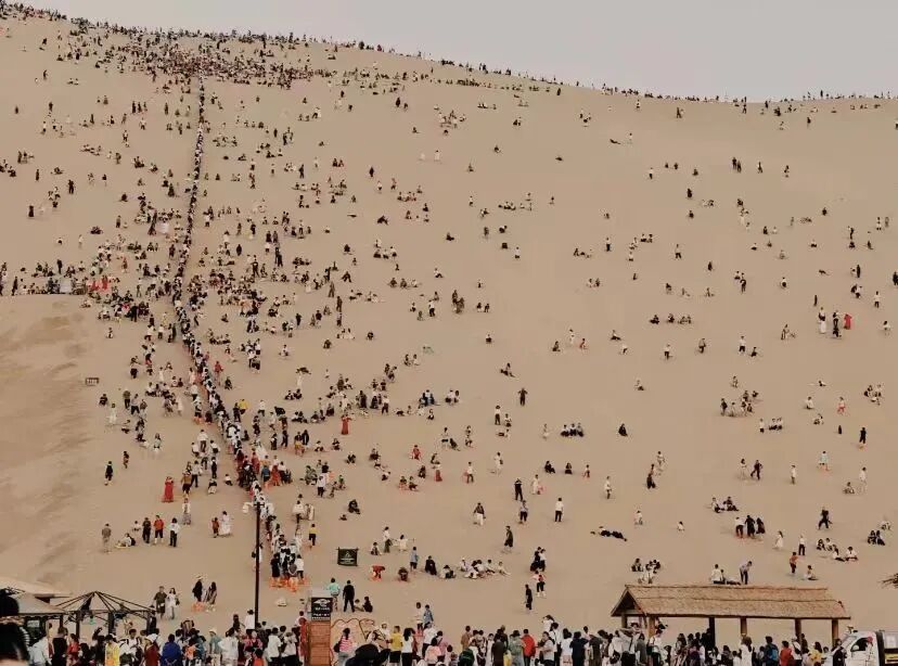 敦煌公主，排满沙漠