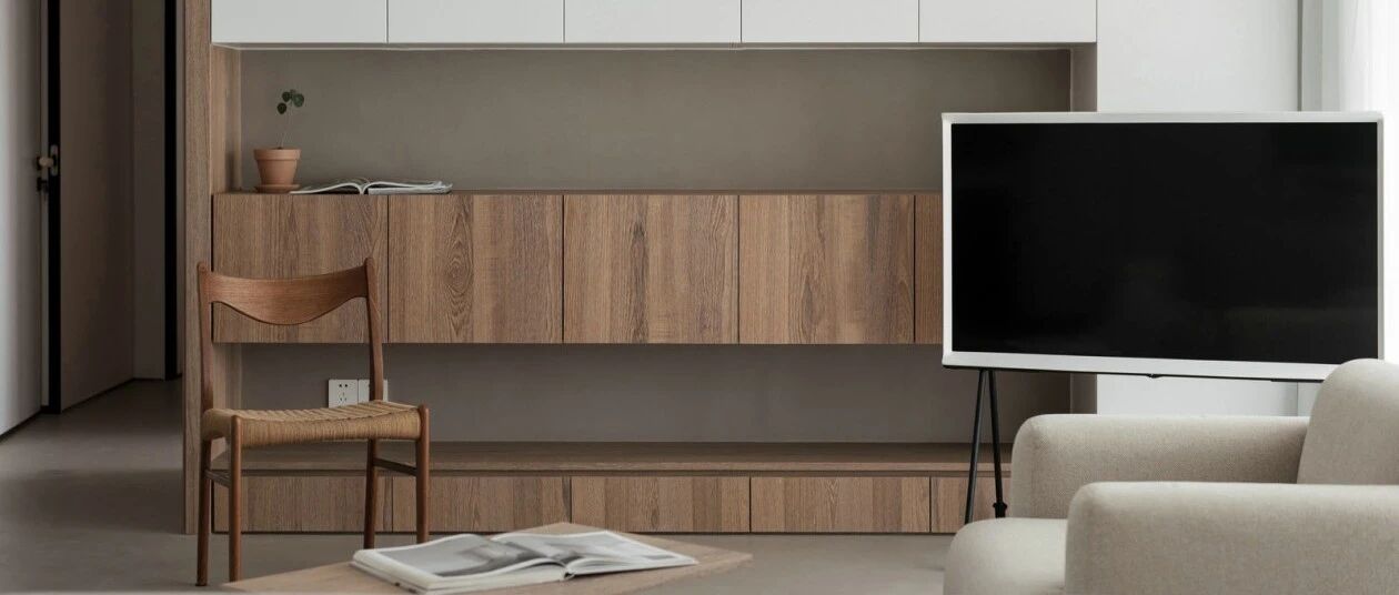 原木色、微水泥、140m²的清新小两居，小户型也能抄！