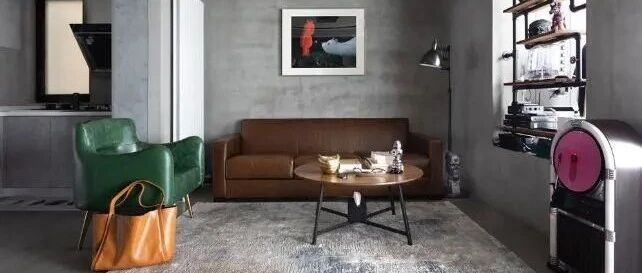 90后帅小伙追求独一无二，全屋毛坯水泥风，70㎡新房像“破房子”