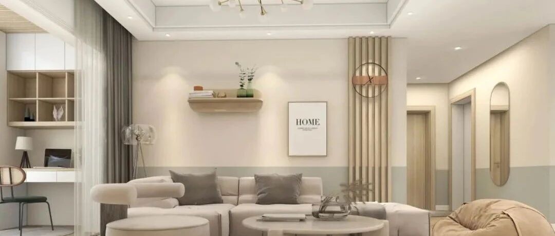 百搭奶茶色，听了老婆话，84m²三居室改造后又暖又甜不过时