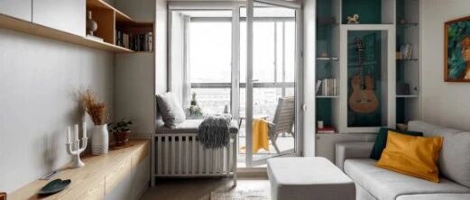 90后小姐姐蜗居34平小屋，走到哪柜子打到哪，直接变成房中房