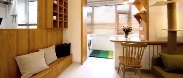 老破小公房连床都摆不下，老婆把床抬高1.6m，瞬间多出一间房