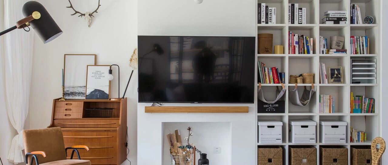 巧改玄关+书房，她家120m²的摩登复古风，看完真的太爱了！