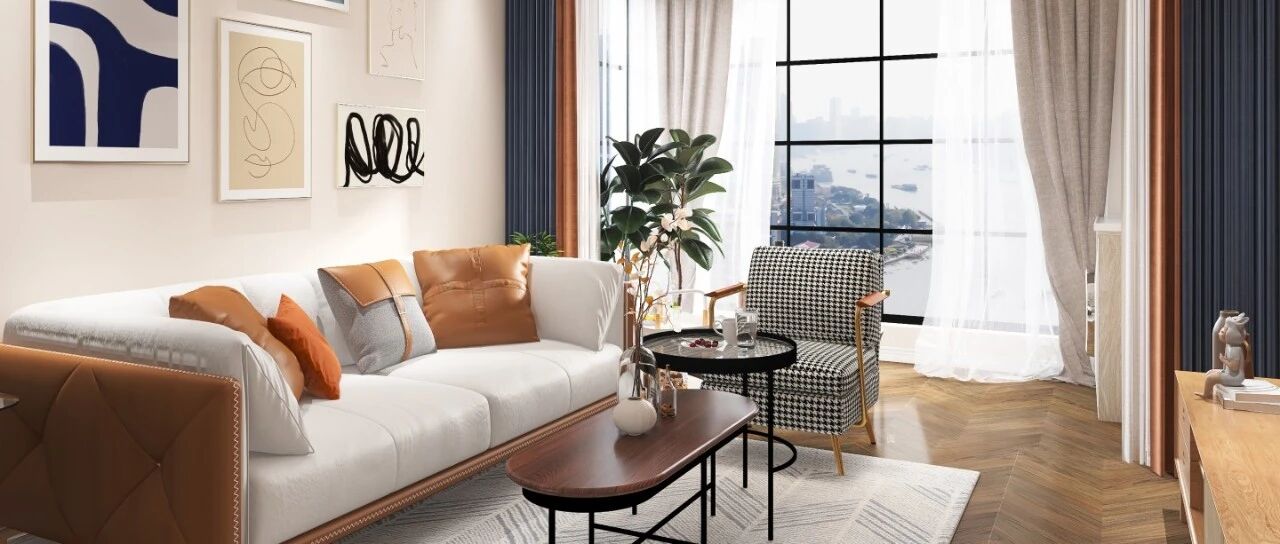 老城区88m户型改造，混搭风设计，拆出了2室2卫2阳台1书房