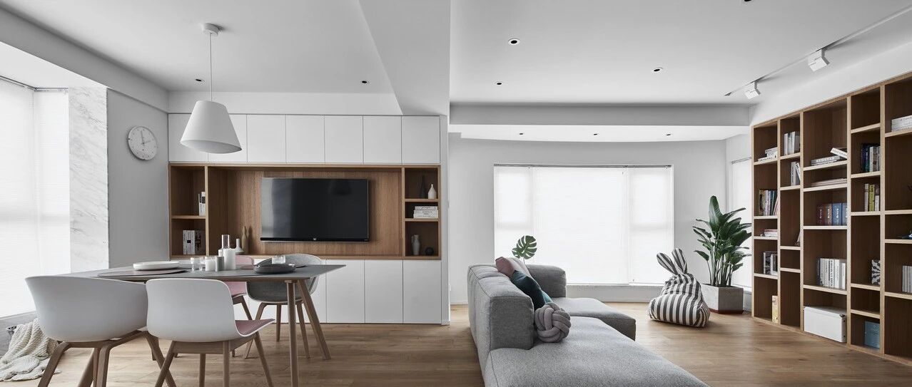 110m²扩容术：从老破旧到原木风的留白，收好了！