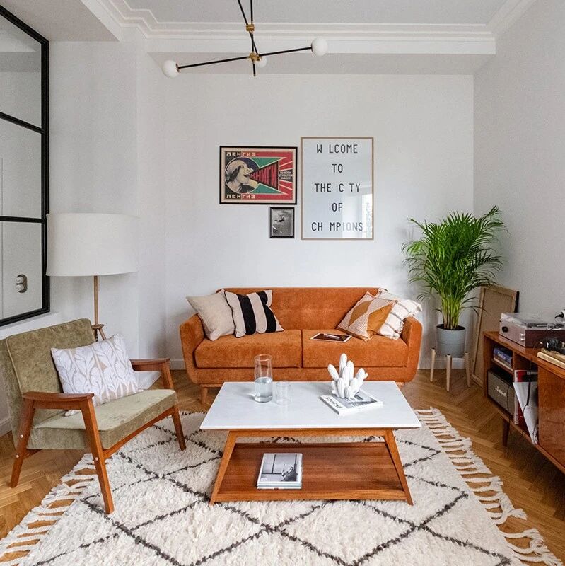 不敲不拆，73m²精致小两居，异域复古风让老公房「逆天改命」