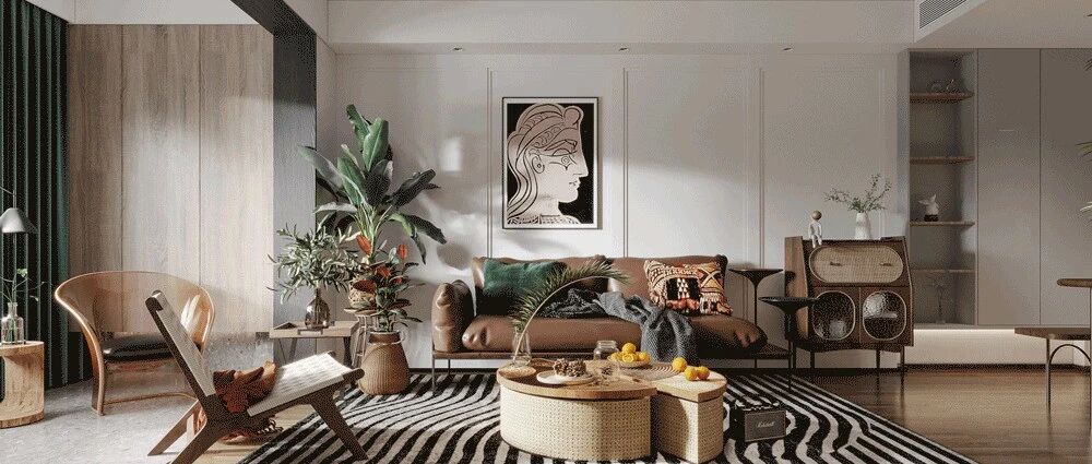 126m²复古原木风：不拆不改，打造温馨又治愈的一人居！