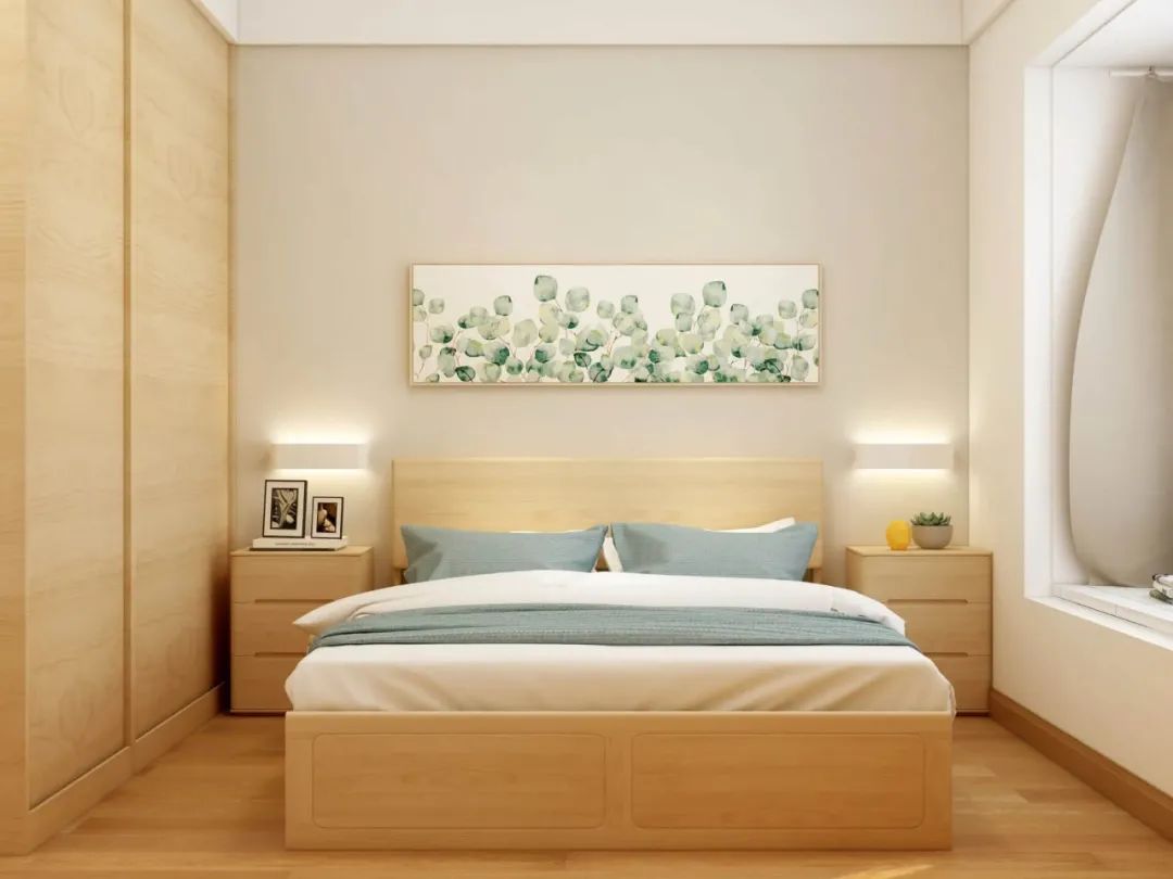 小户型空间放大精髓，日式浅木色+莫兰迪色点缀，85m²三室变样了