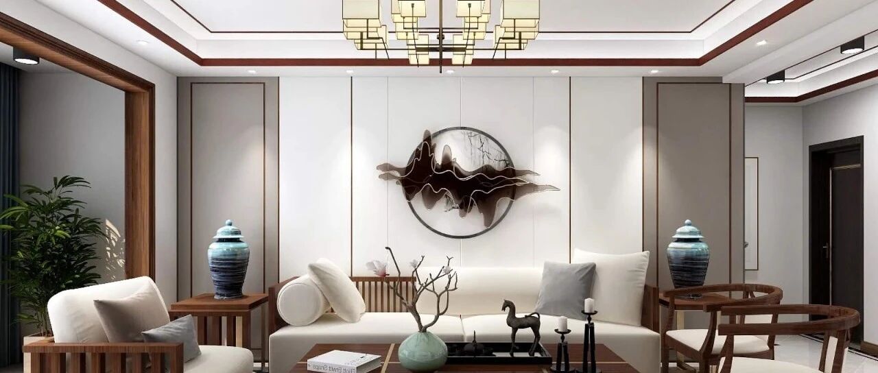 过个诗意生活，90m²小三居翻新，专属60-90后的轻奢新中式