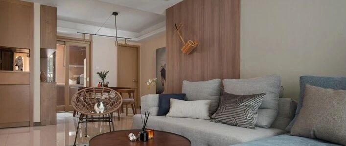 超多宝藏细节！这个89m²胡桃木色小三房，改完后满屏高级感