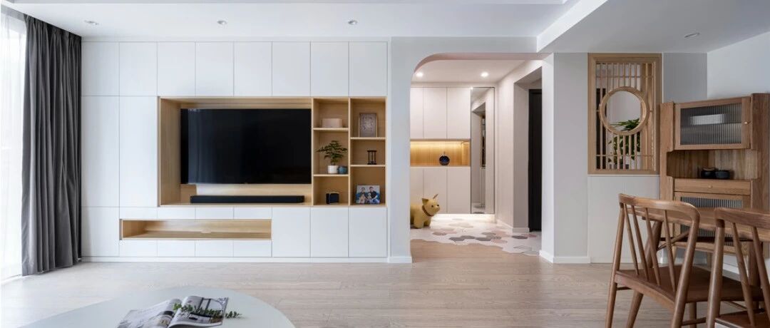 LDK一体化、凭空造玄关：混搭原木风，打造超和谐的亲子空间