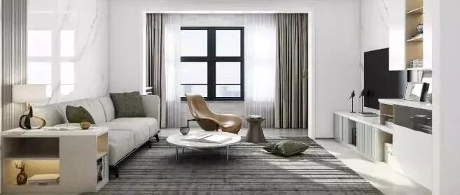 退休夫妻改造100㎡三室，极简风太美，网友：是90后想要的家