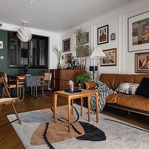 中古风流行全球？这家屋主把浪漫搬进110㎡家，颜值和实用并存