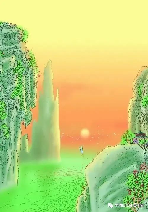 望天门山 · 李白 | 拼音 · 翻译 |