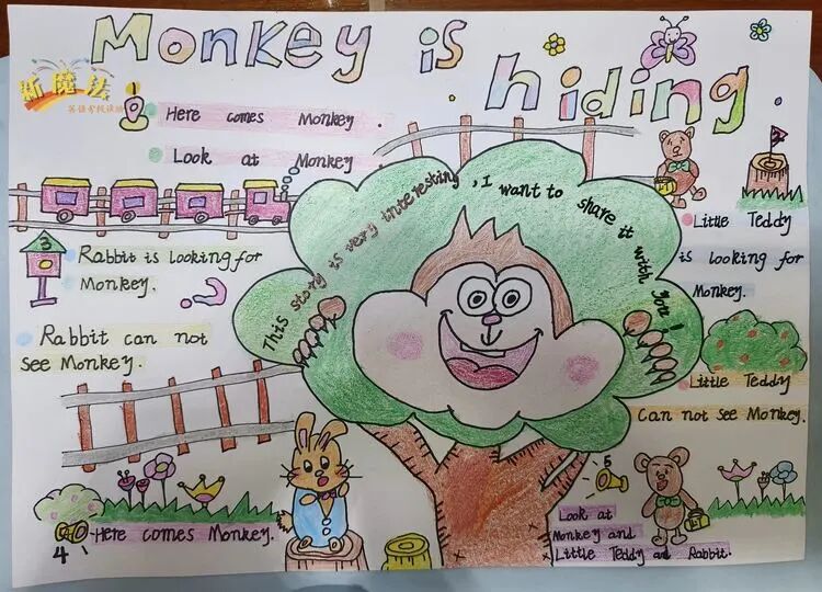 新启翔图书英语绘本阅读暑期活动:"我爱阅读"第三届小学生英语手抄报