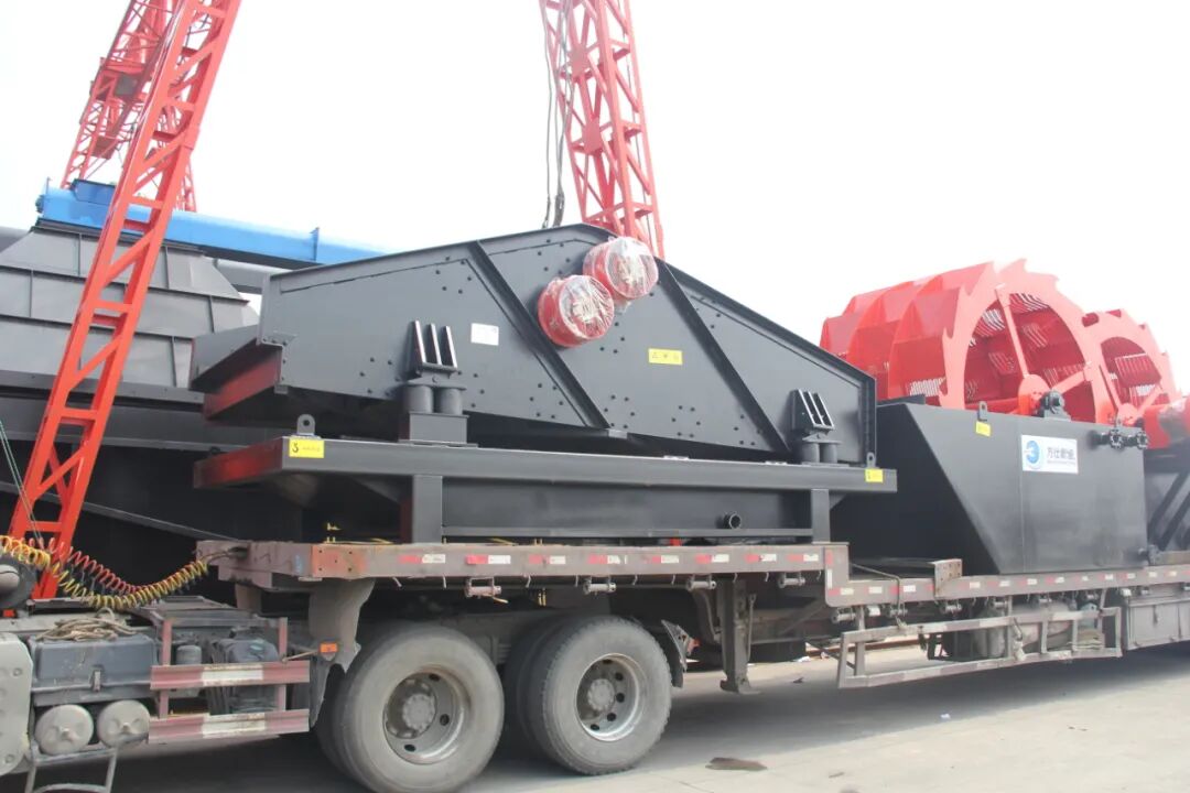 万仕衡通洗砂机、脱水筛发货，服务重庆砂石骨料市场！(图5)