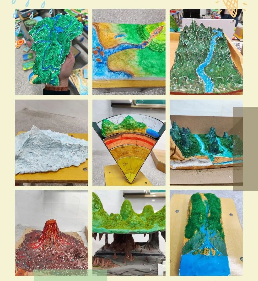 高中地理模型制作教程图片
