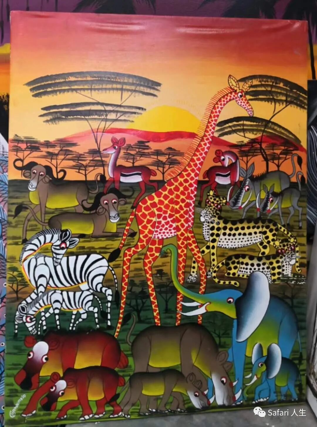 挺嘎挺嘎画派|非洲绘画艺术的瑰宝