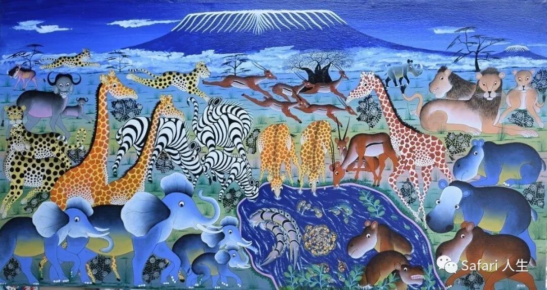 挺嘎挺嘎画派|非洲绘画艺术的瑰宝