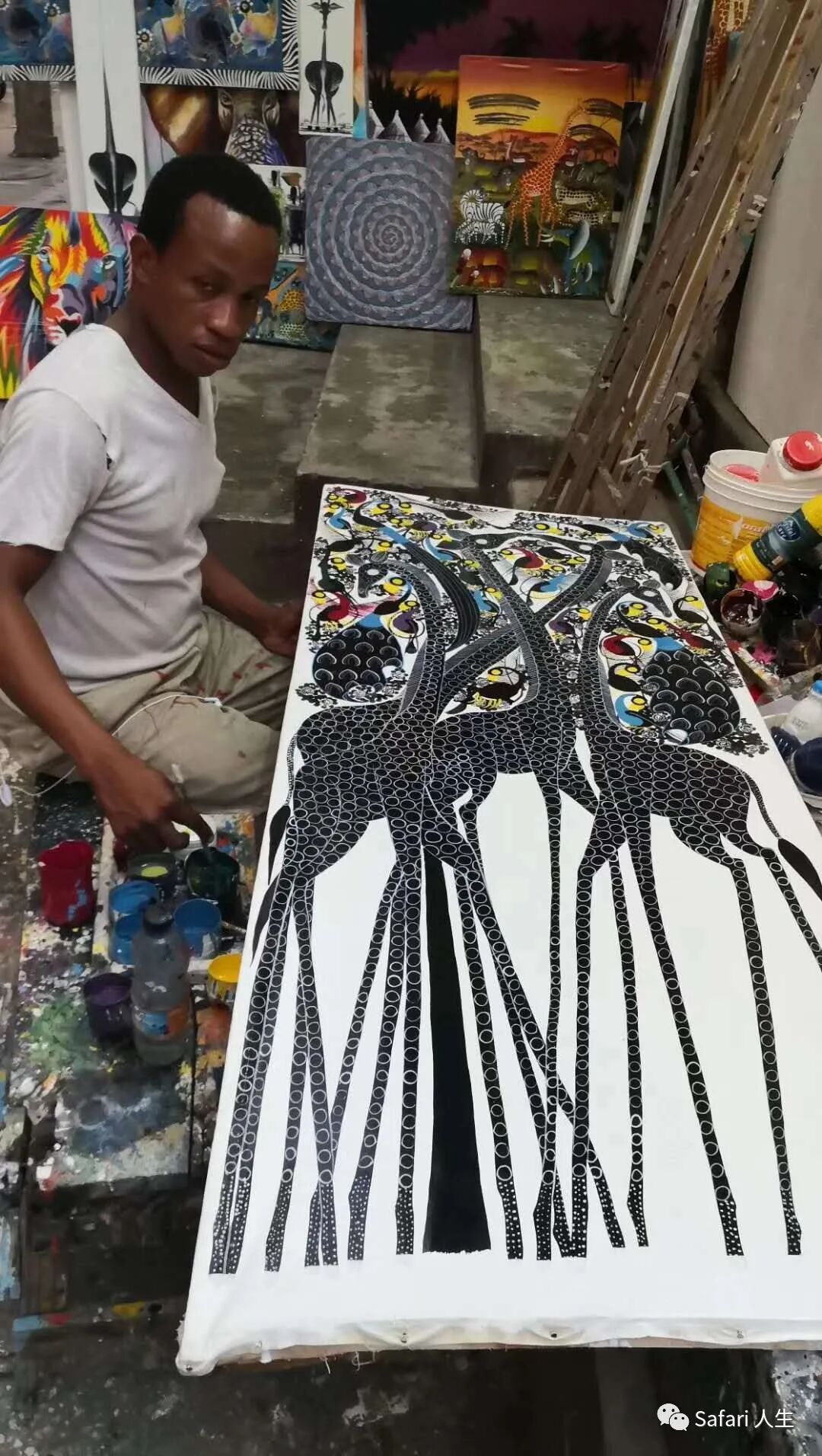 挺嘎挺嘎画派|非洲绘画艺术的瑰宝