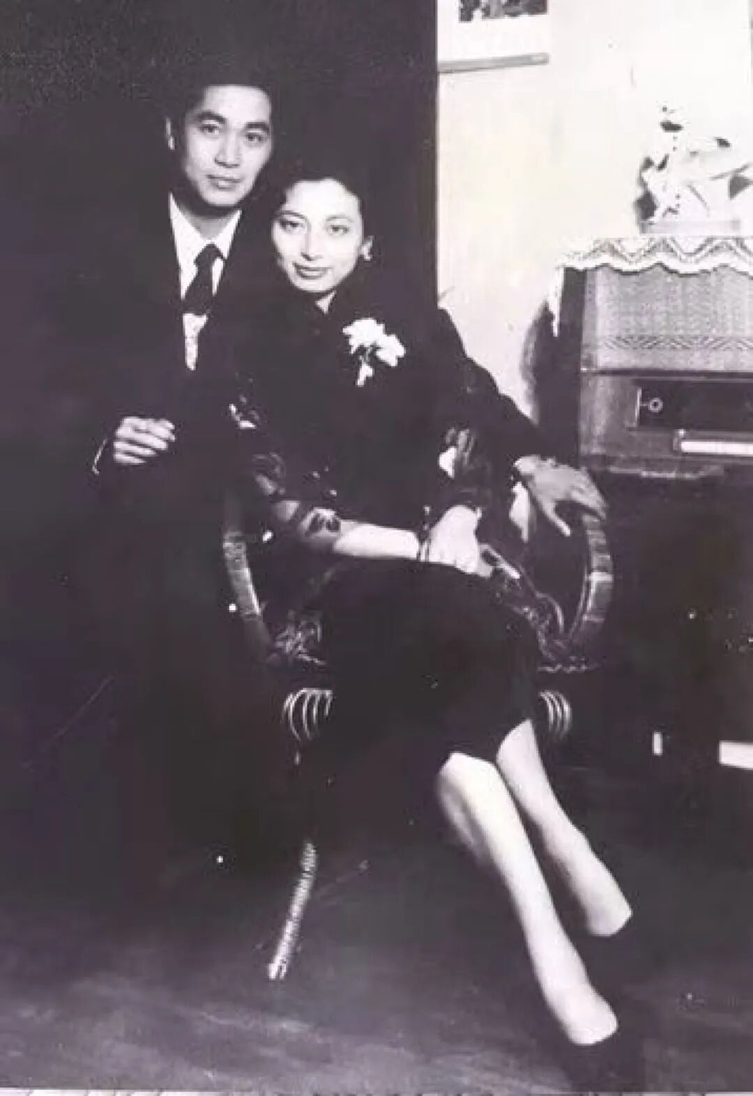 ▲马振骋和太太年轻时的照片 图/资料图片