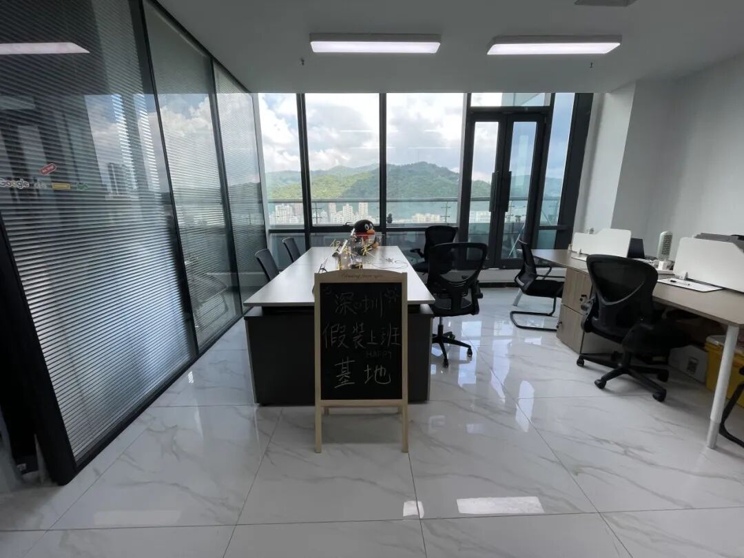 深圳，赛博奇和祝潇颖运营的假装上班办公室 图/南方人物周刊记者 韩茹雪