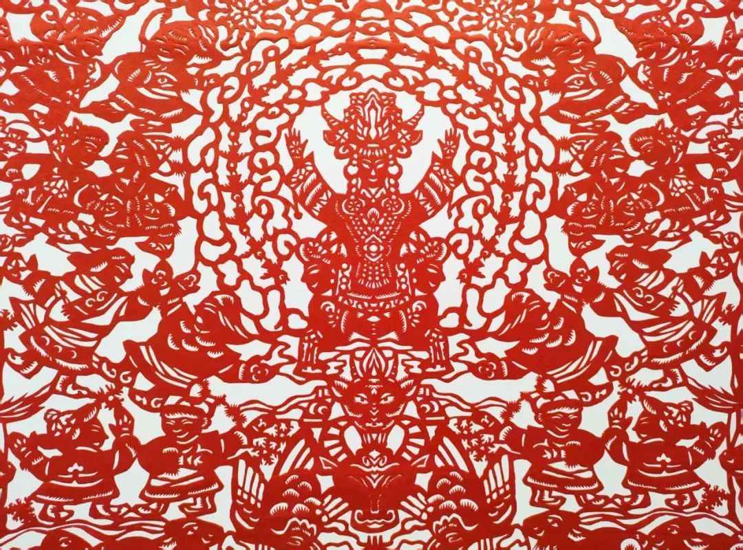 线上展览丨元宵节主题剪纸作品展 第8张