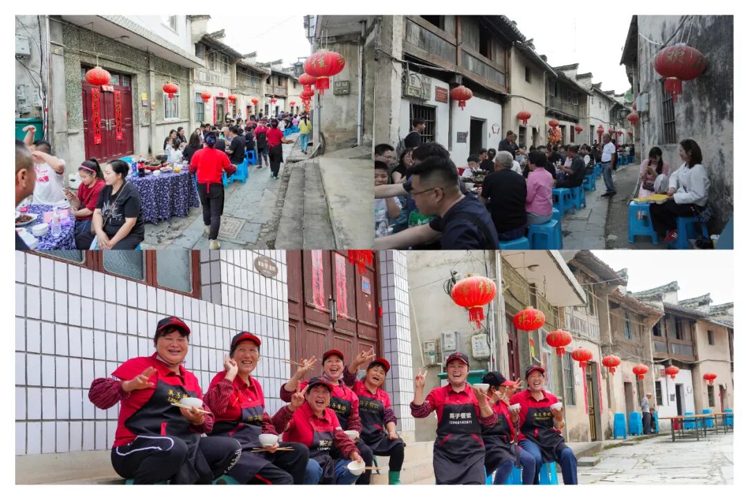巜红灯笼下的老街长桌宴》地点：宁国胡乐，作者：季荣珍，电话13705632430.jpg