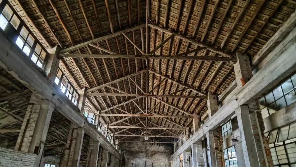 木桁架结构建筑