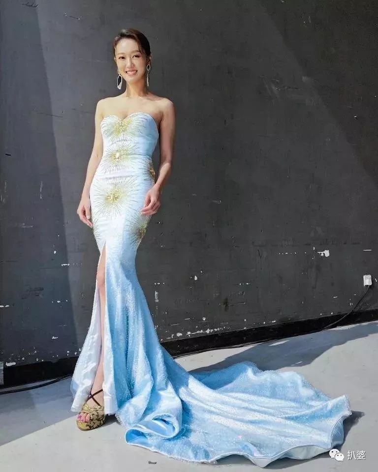 2019年度的TVB紅毯，凍齡港女們比槽點滿滿的禮服有看頭多了! 時尚 第10張