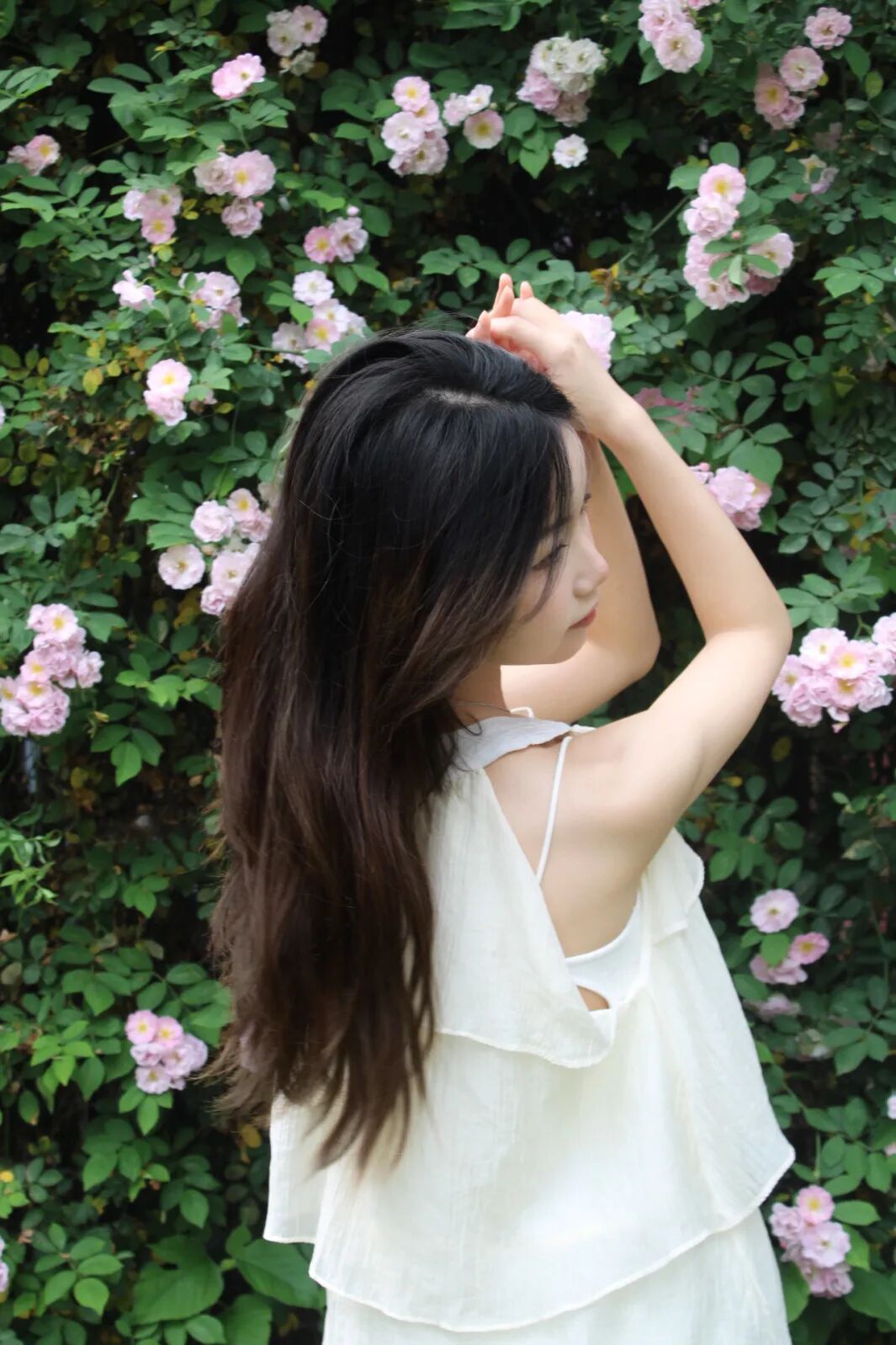 初夏的浪漫怎么少得了和锦城"校花"们合影