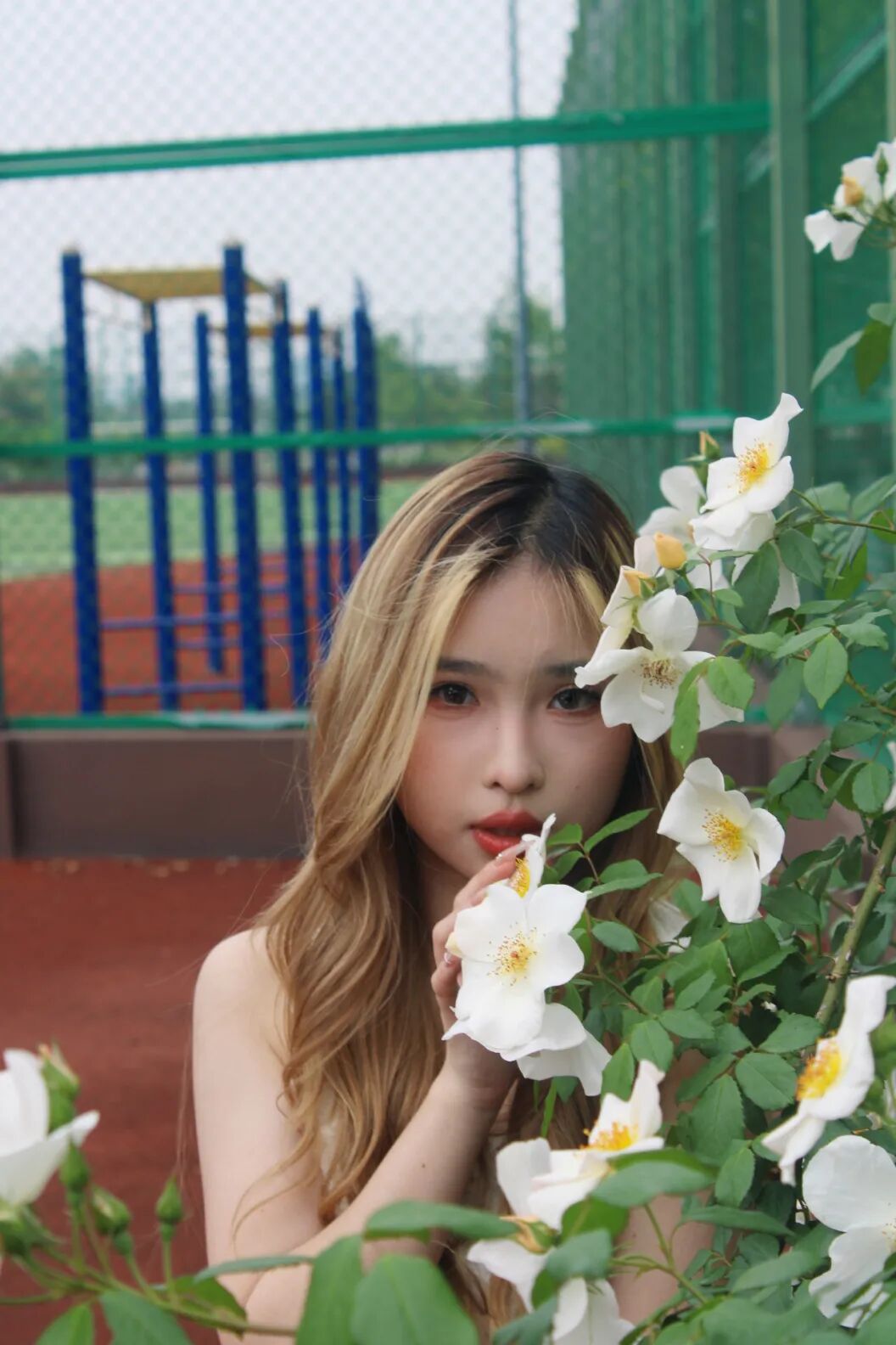 初夏的浪漫怎么少得了和锦城"校花"们合影