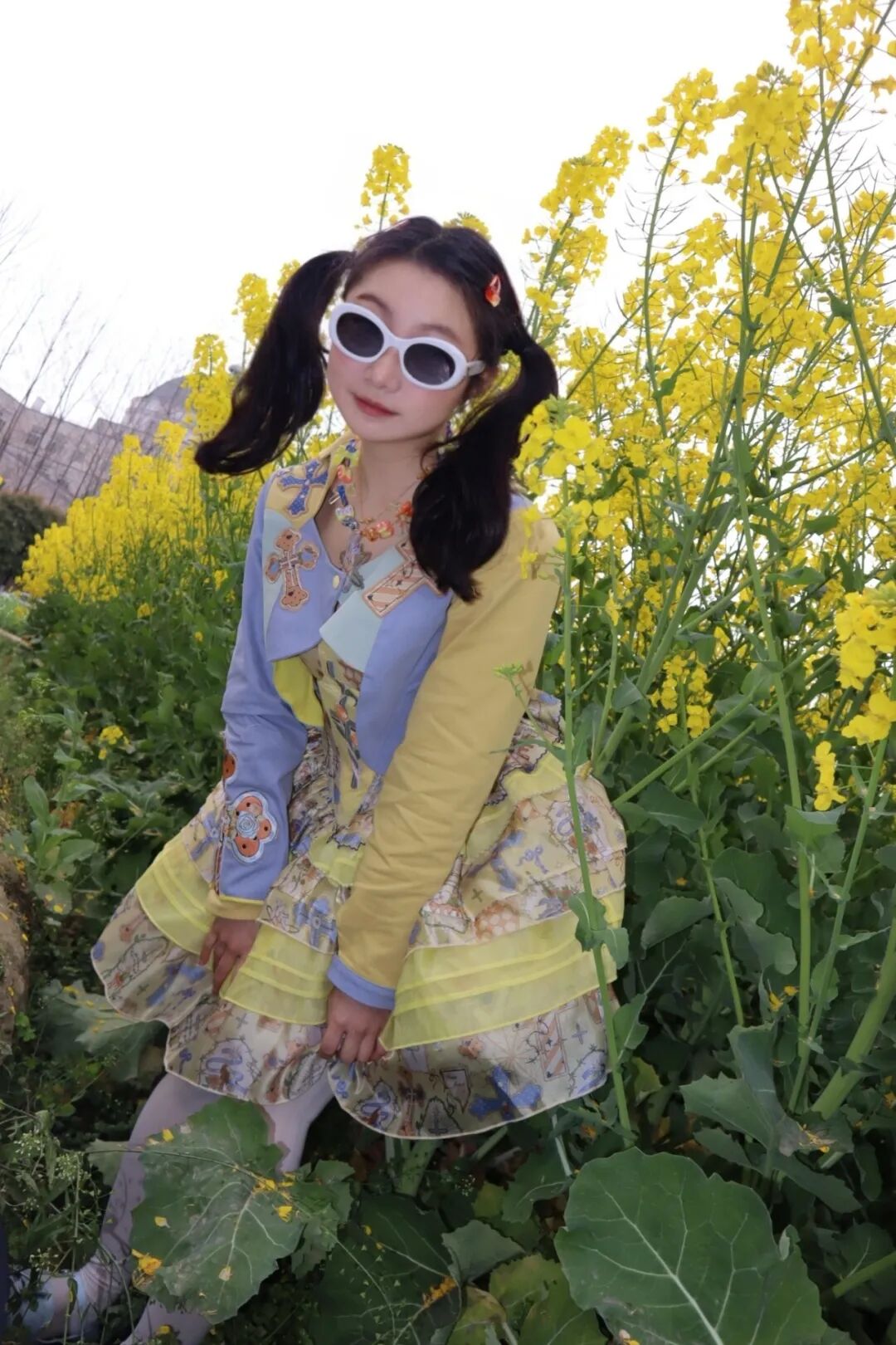 初夏的浪漫怎么少得了和锦城"校花"们合影