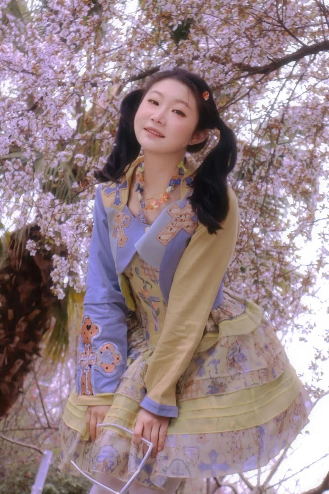 初夏的浪漫怎么少得了和锦城"校花"们合影