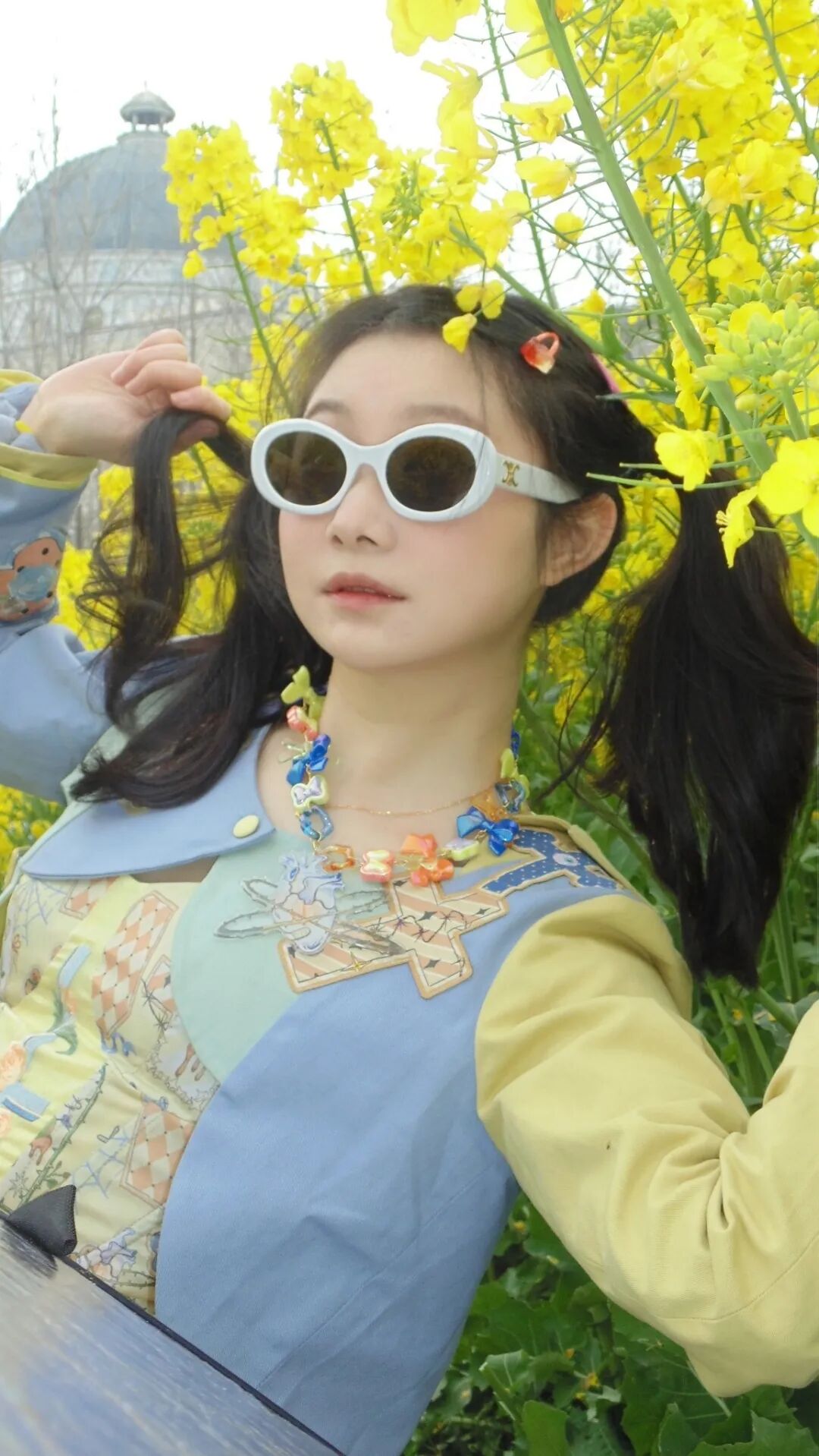 初夏的浪漫怎么少得了和锦城"校花"们合影
