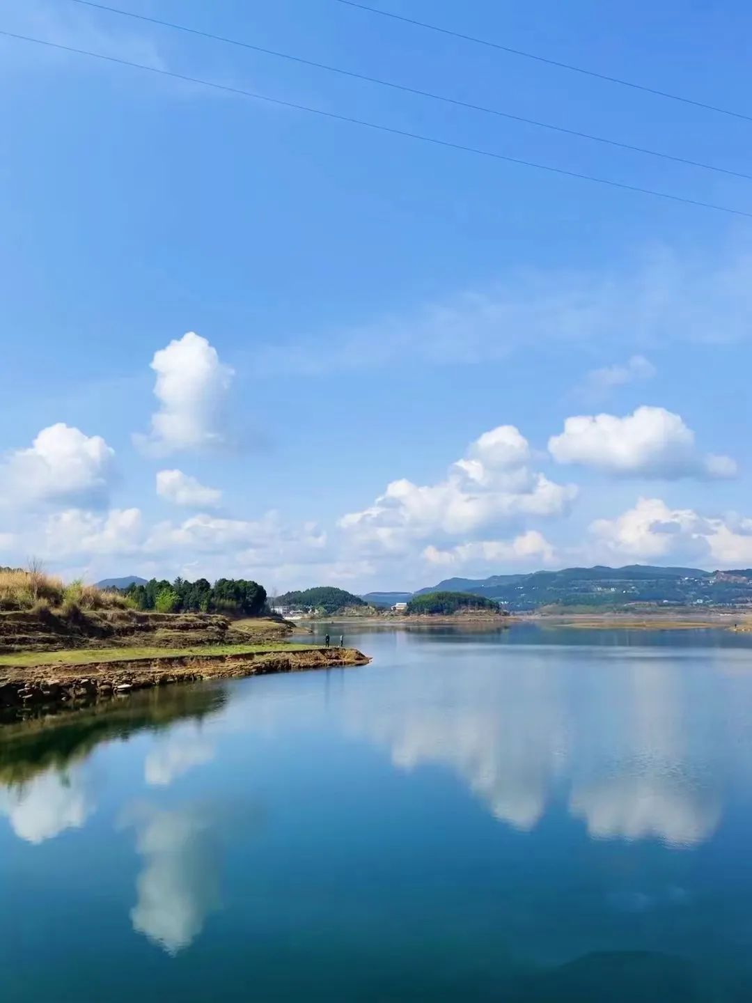 升钟湖风景图片
