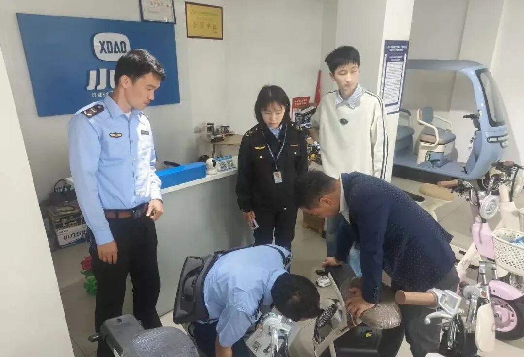 九江开展电动自行车经营单位联合检查  筑牢安全防线守护群众出行_九江开展电动自行车经营单位联合检查  筑牢安全防线守护群众出行_