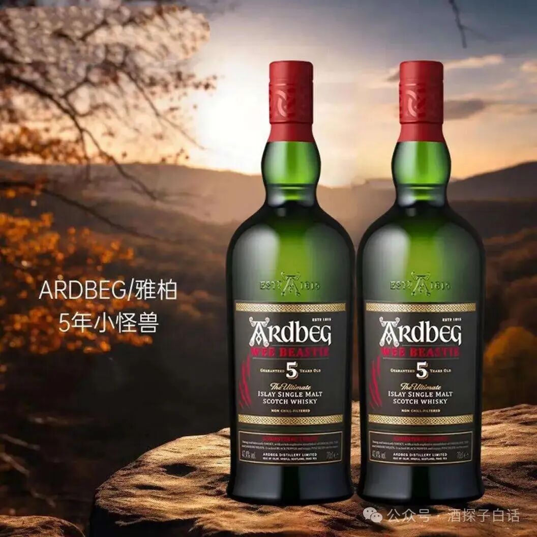 SA-苏格兰艾雷岛【雅柏阿贝（Ardbeg）】雅柏阿贝小怪兽5年艾雷岛单一麦芽威士忌(6)