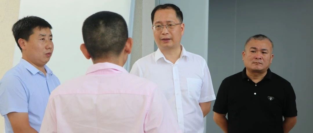 谢军调研指导工业项目建设