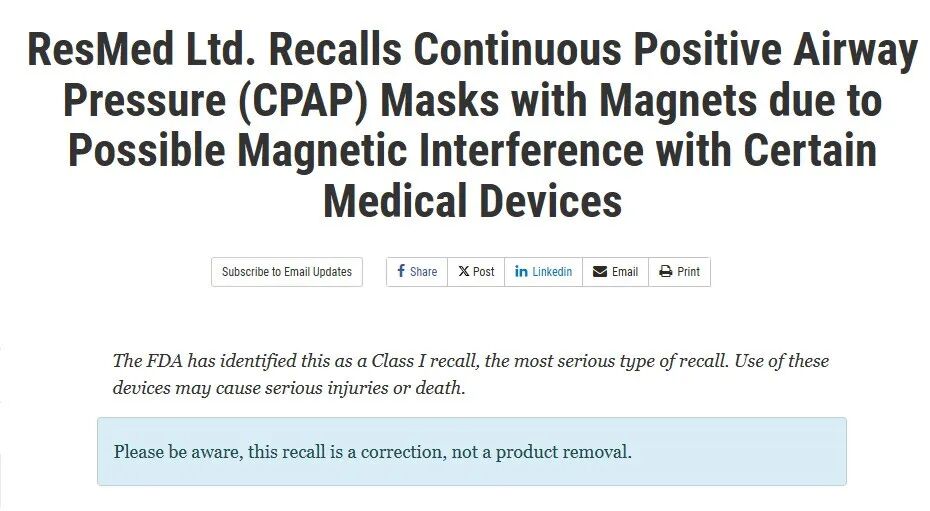 德百世呼吸机怎么样超两千万台，全球呼吸机巨头一级召回_https://www.jmylbn.com_新闻资讯_第3张