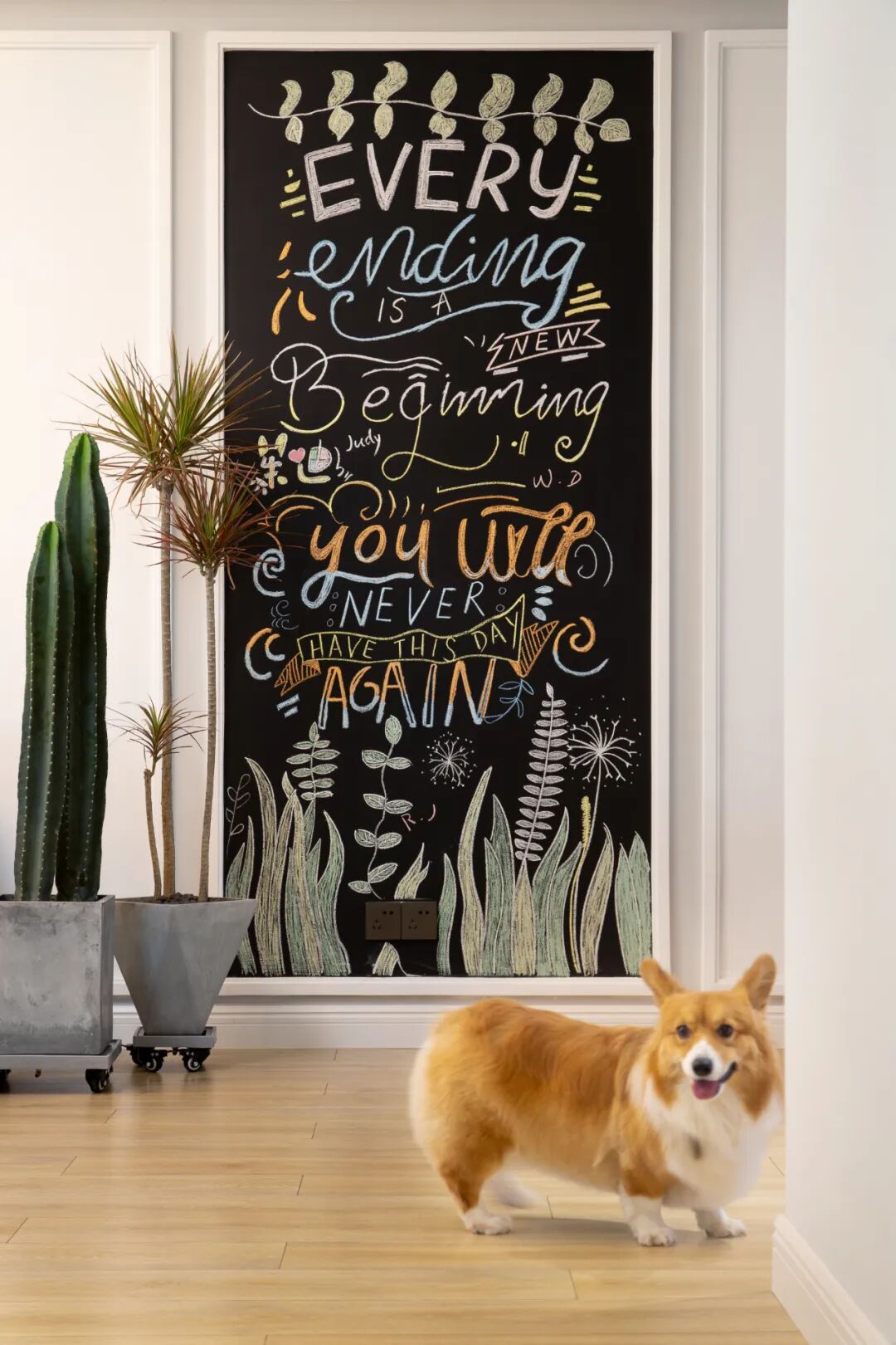 104m²简约温馨北欧风三居，进门的那一刻就被暖到了，超有爱的小家！