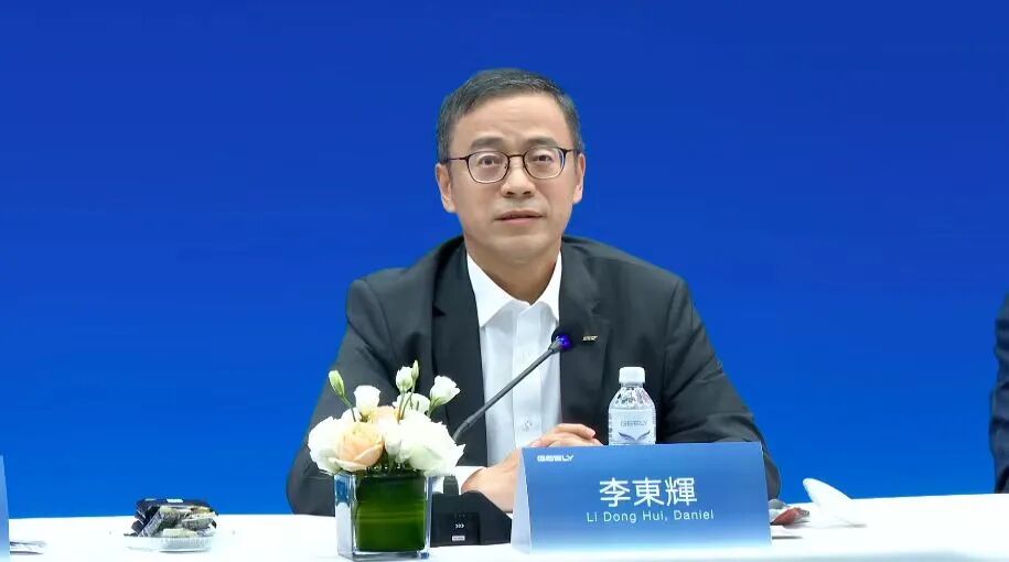 作为吉利控股集团ceo,李东辉认为,吉利已经初步构建了自己的"科技