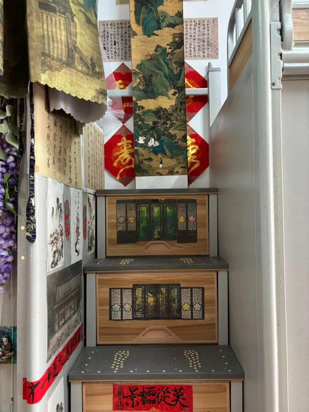 经济专业大二学生爆改古风宿舍